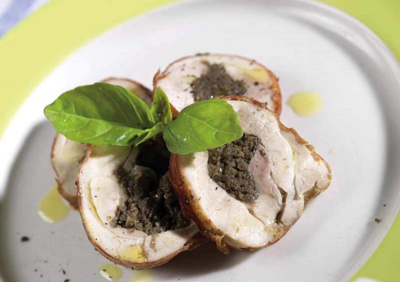 Mushroom & Port Stuffed Chicken Thighs with Prosciutto by Al Brown