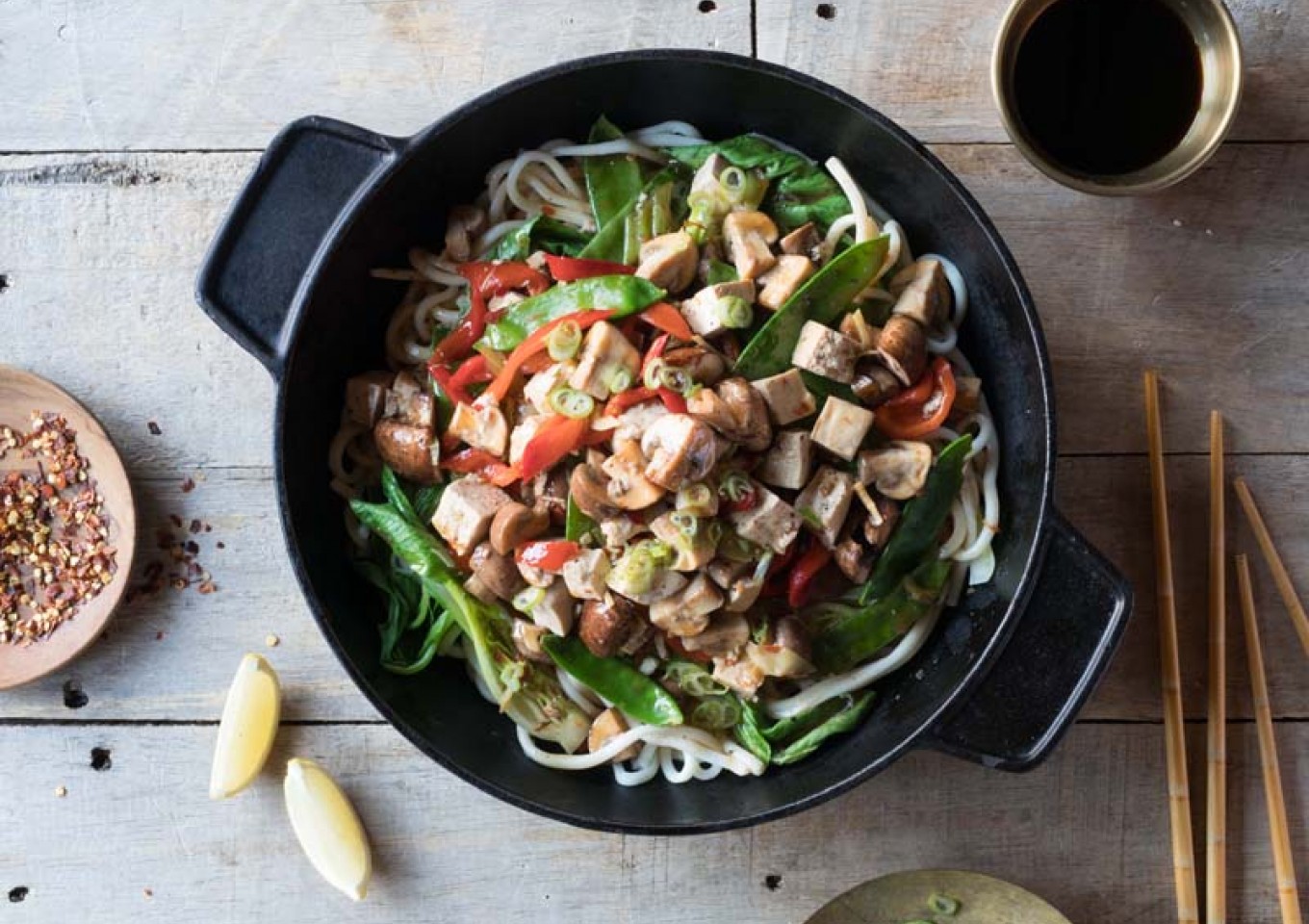 Mushroom & tofu Stir fry