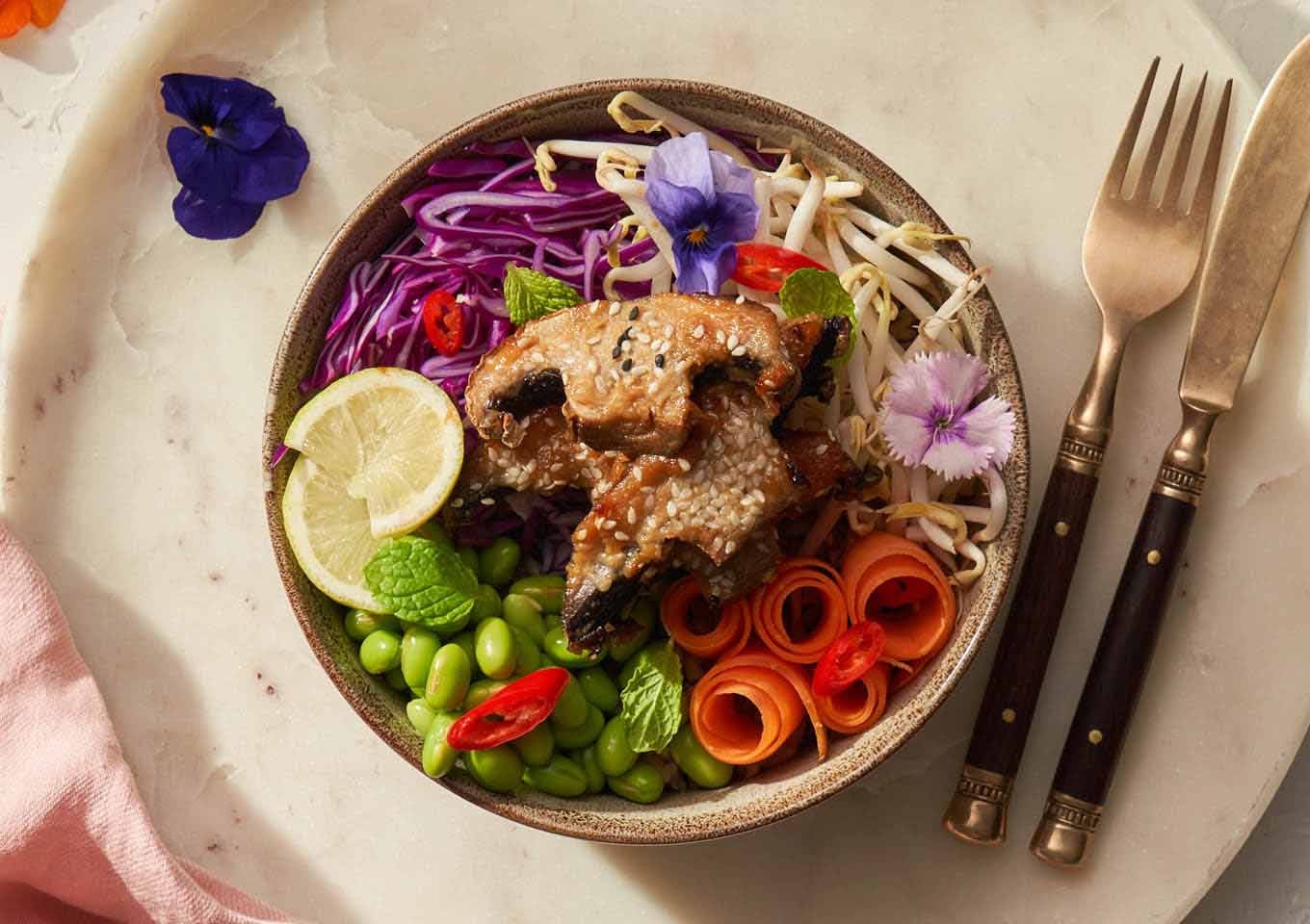 Miso Mushroom Buddha Bowl