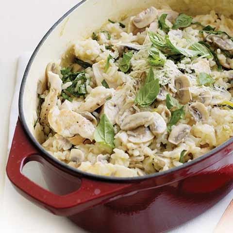 Mushroom & Chicken Risotto