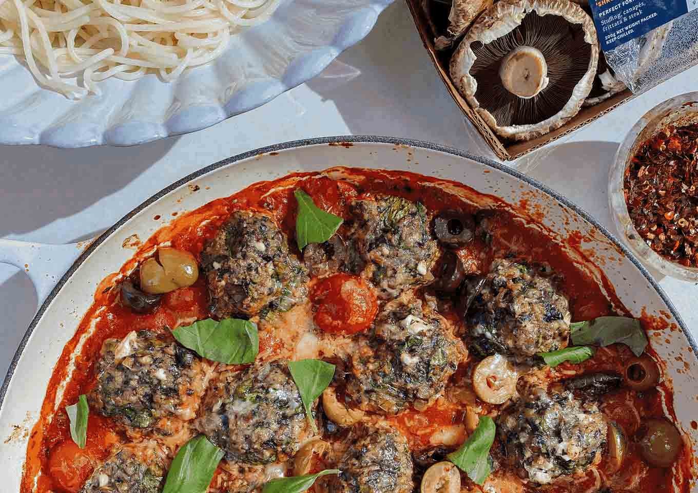 Meatfree Mushroom Meatballs