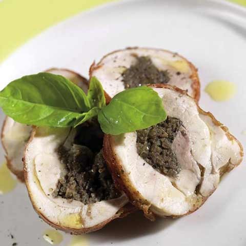 Mushroom & Port Stuffed Chicken Thighs with Prosciutto by Al Brown