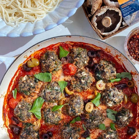 Meatfree Mushroom Meatballs