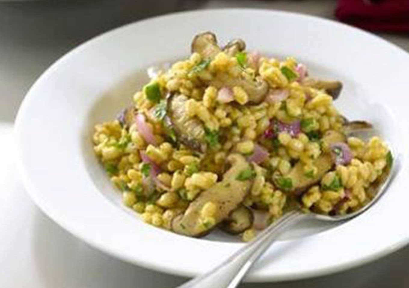 Barley & Mushroom Salad