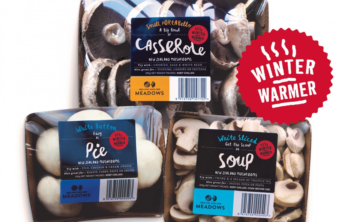 Meadow Mushrooms NEW winter inspiration packs - Pie, Soup and Casserole are now at supermarket near you!
