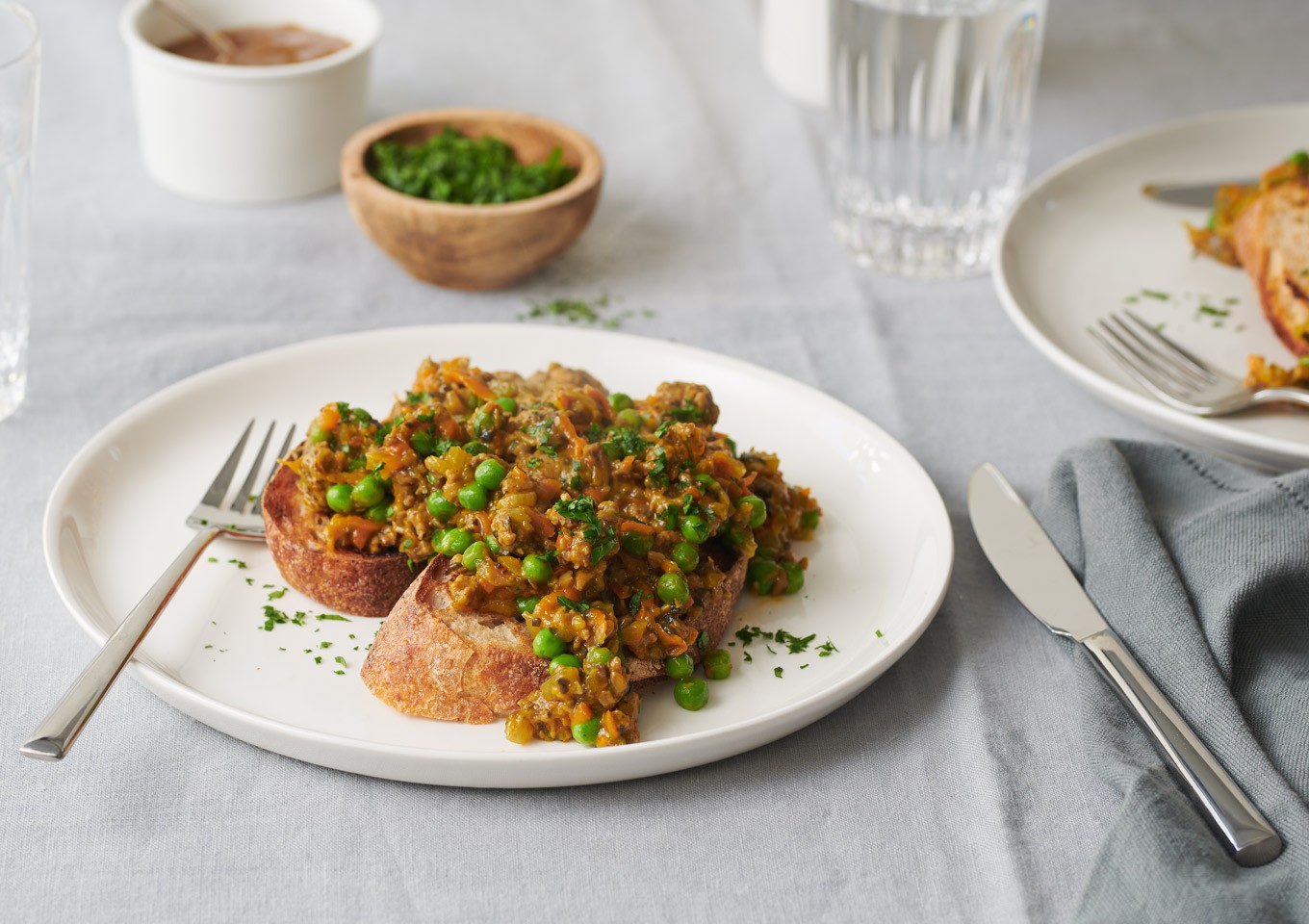 Blended Savoury Mince on Toast