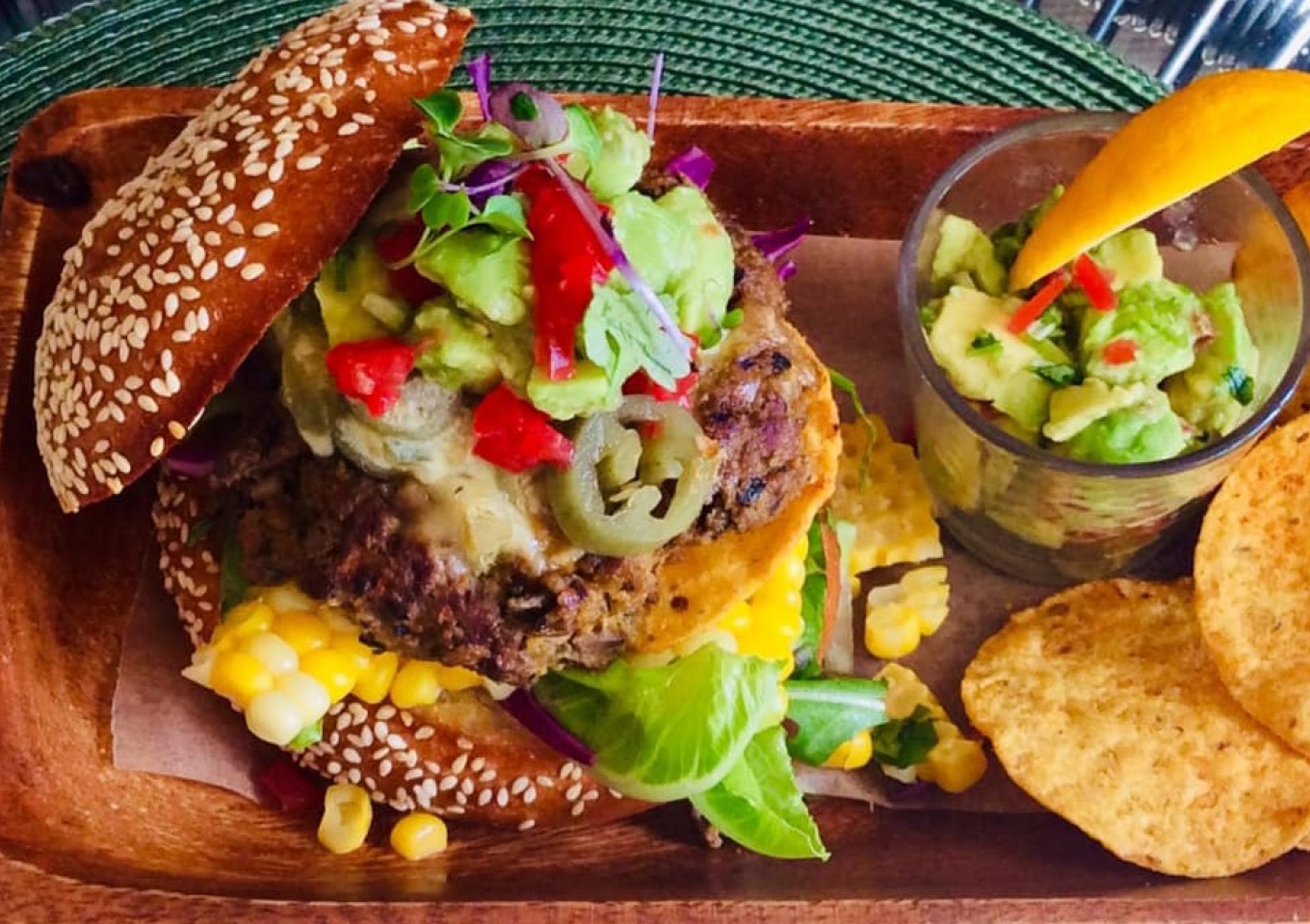 Mexican Fiesta Blended Burger - by Marisha Tuffery