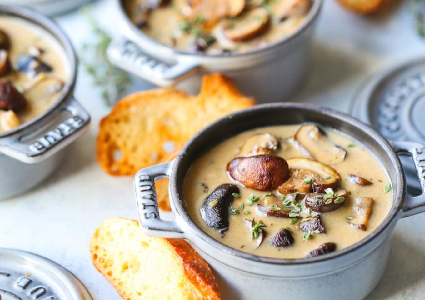 4 of the easiest mushroom soups