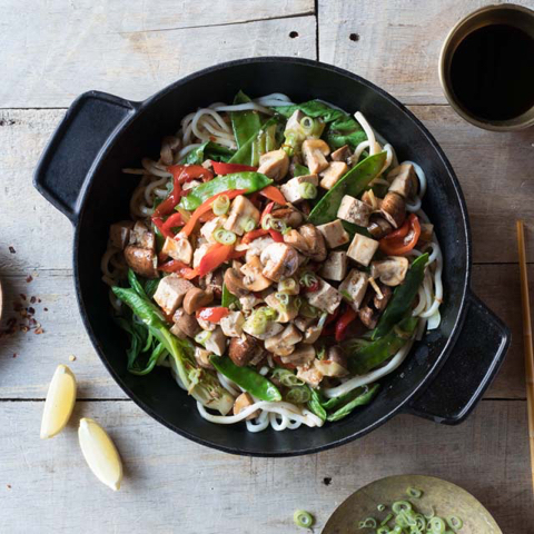 Mushroom & tofu Stir fry