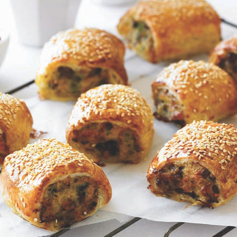 Chicken & Mushroom Rolls